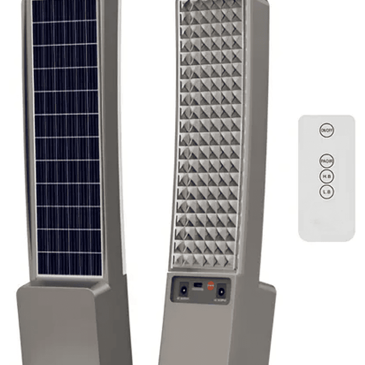 Luz led de pedestal con recarga solar– Iluminación para exterior/interior con control remoto 1