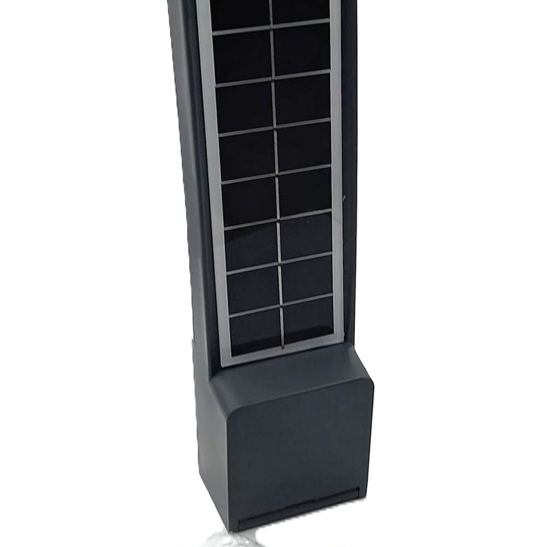 Luz led de pedestal con recarga solar– Iluminación para exterior/interior con control remoto 8