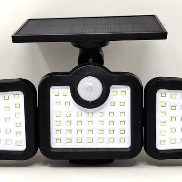 Luz solar  – Iluminación exterior con sensor de movimiento, control remoto y panel solar independiente -TASBEL TS-2656A 5
