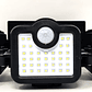 Luz solar  – Iluminación exterior con sensor de movimiento, control remoto y panel solar independiente -TASBEL TS-2656A - Miniatura 6
