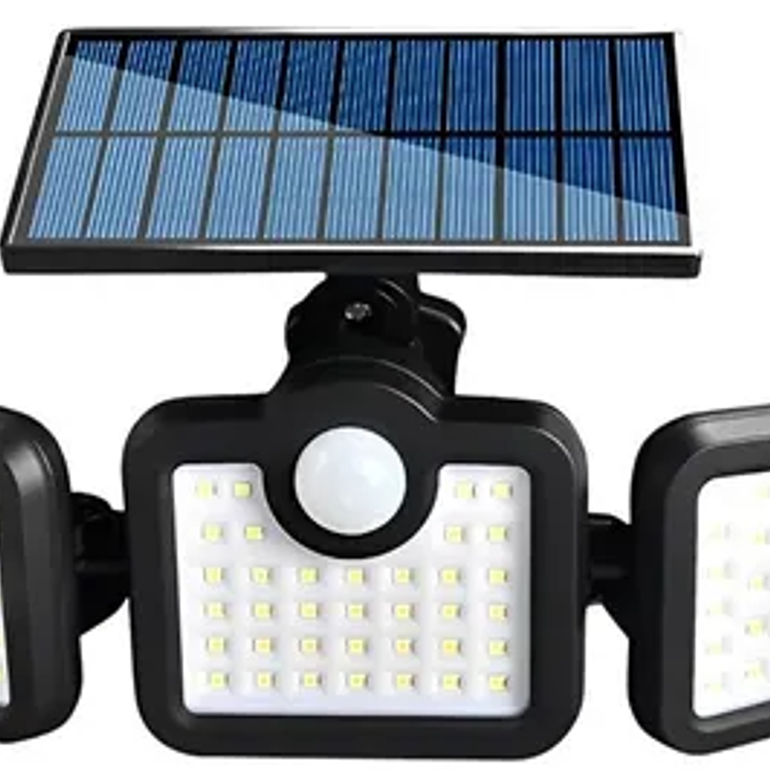 Luz solar  – Iluminación exterior con sensor de movimiento, control remoto y panel solar independiente -TASBEL TS-2656A 3