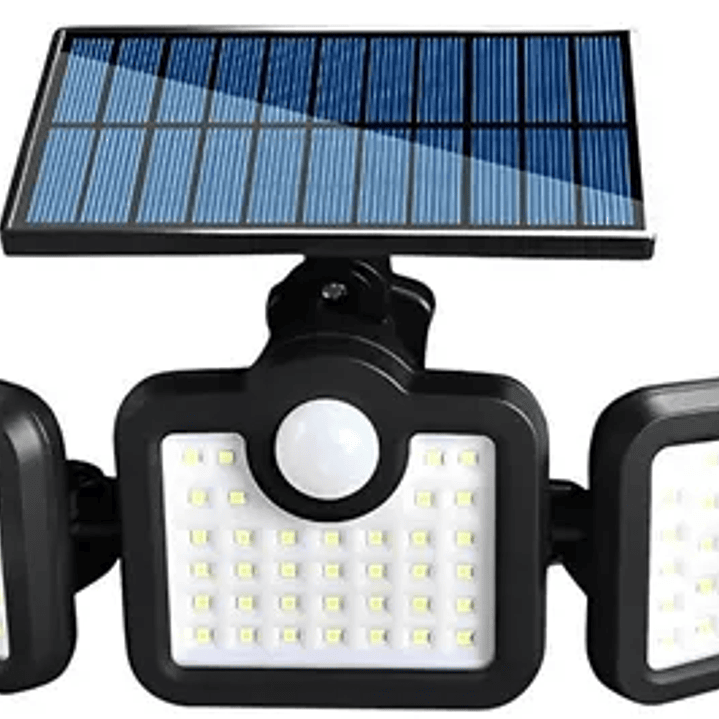 Luz solar  – Iluminación exterior con sensor de movimiento, control remoto y panel solar independiente -TASBEL TS-2656A 3
