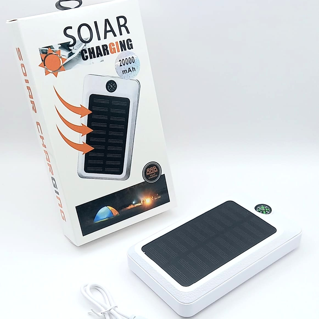 Cargador solar portátil - Powerbank de 20.000 mAh – Energía inteligente para aventuras y emergencias 5