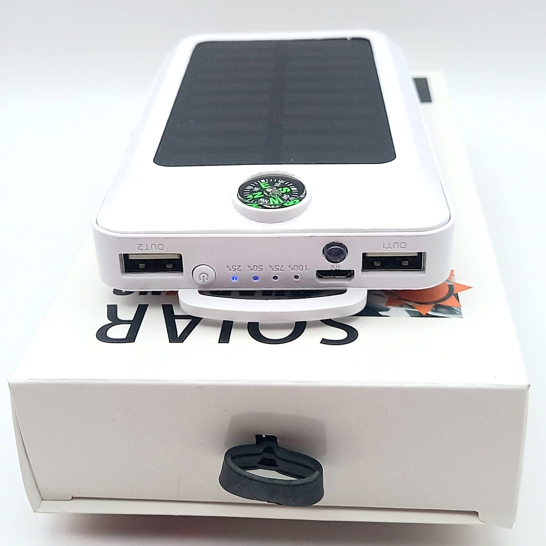 Cargador solar portátil - Powerbank de 20.000 mAh – Energía inteligente para aventuras y emergencias 6