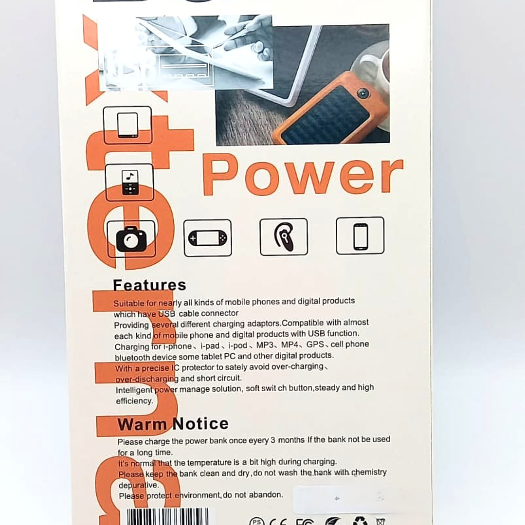 Cargador solar portátil - Powerbank de 20.000 mAh – Energía inteligente para aventuras y emergencias 7