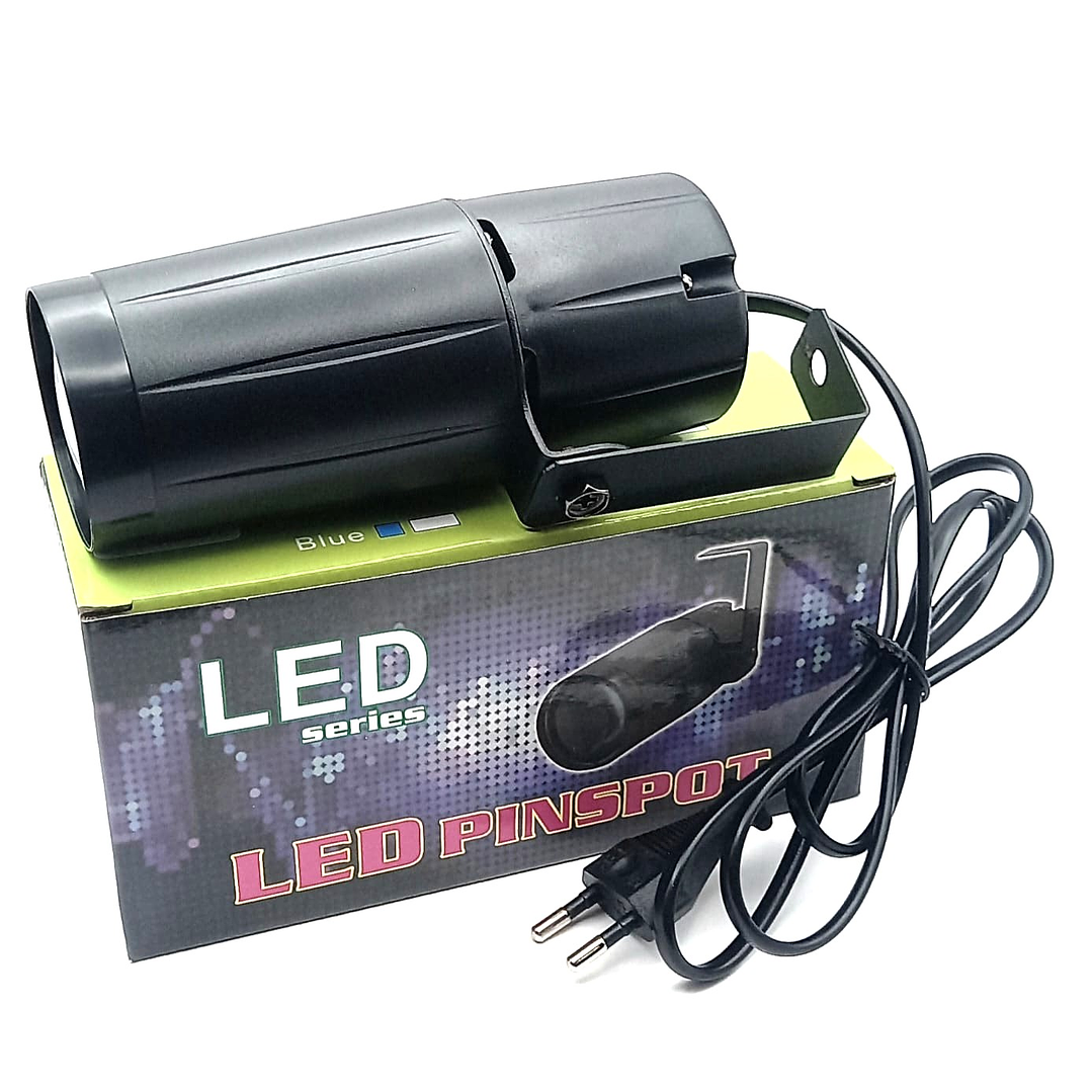 Foco LED de luz blanca concentrada de 3W – Pinspot Light - Iluminación Focal para esferas de espejos / eventos, escenarios y decoración 3