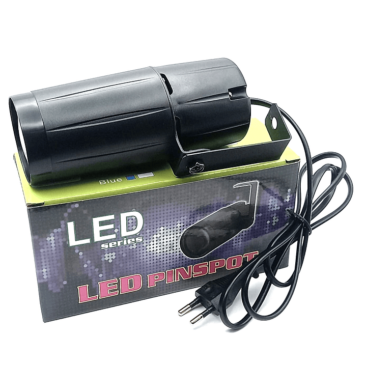 Foco LED de luz blanca concentrada de 3W – Pinspot Light - Iluminación Focal para esferas de espejos / eventos, escenarios y decoración 3