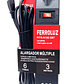 Alargador de 3 metros / 6 posiciones con interruptor- FERROLUZ - Miniatura 2