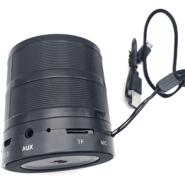 Mini Parlante Bluetooth WS-887 – Sonido Compacto, Conectividad Total y Estilo Portátil 3