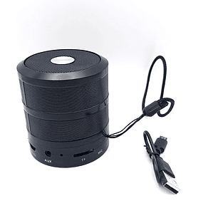 Mini Parlante Bluetooth WS-887 – Sonido Compacto, Conectividad Total y Estilo Portátil