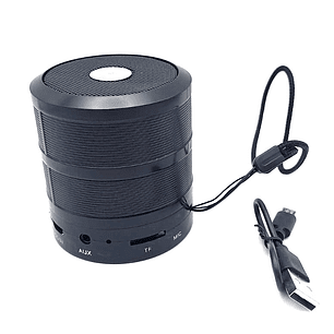 Mini Parlante Bluetooth WS-887 – Sonido Compacto, Conectividad Total y Estilo Portátil
