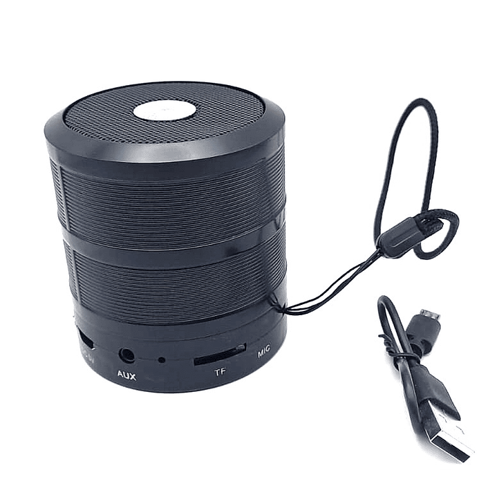 Mini Parlante Bluetooth WS-887 – Sonido Compacto, Conectividad Total y Estilo Portátil 2