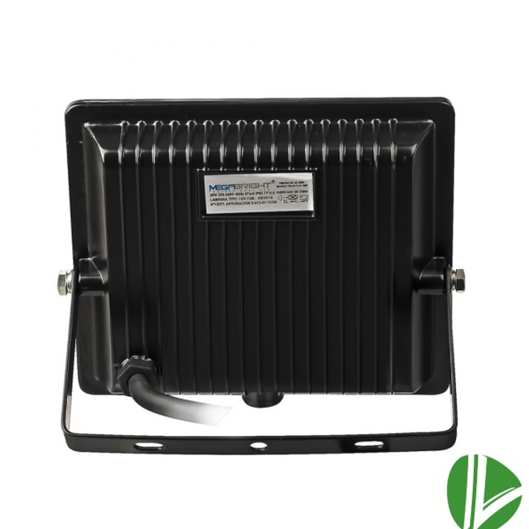 Proyector Foco LED de área Telco Flat Pro 20W - MEGABRIGHT – Iluminación Exterior e Interior con Diseño Ultra Delgado 3