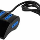 Extensión de Escritorio PHILCO 2043N – 3 Tomas AC + USB 3.1A para Carga Inteligente - Miniatura 5