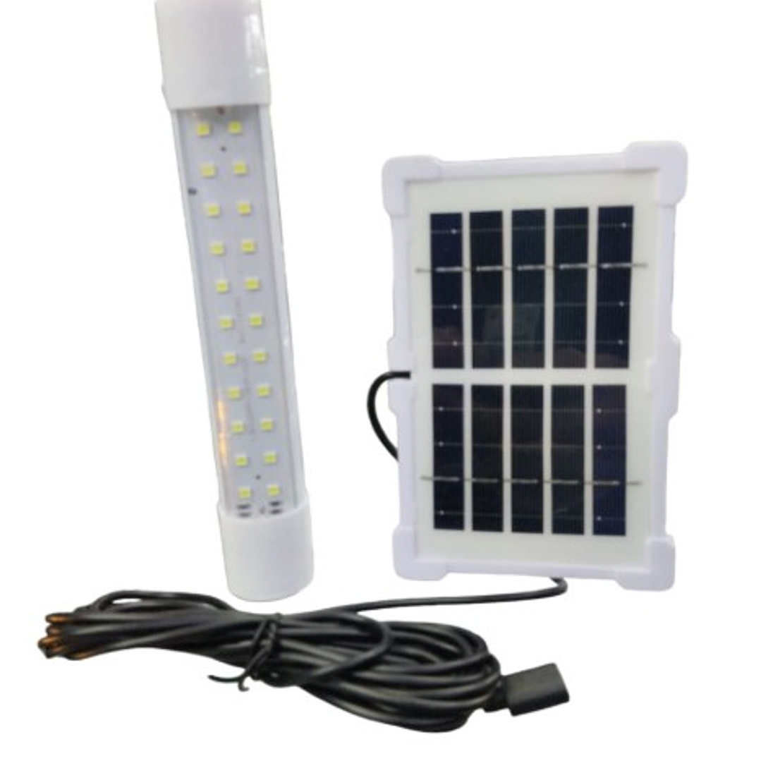 Linterna Solar Recargable TASBEL USB Tube & Flashlight – Iluminación Portátil y Autónoma para Todo Terreno 1