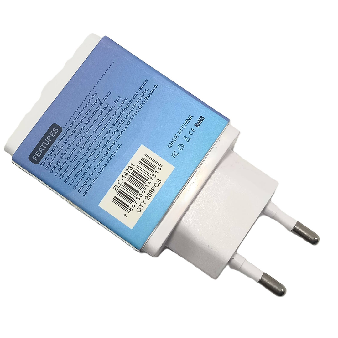 Cargador con puerto USB + Tipo C 38W TRAVEL CHARGER– Carga Rápida Inteligente para Todos tus Dispositivos 4