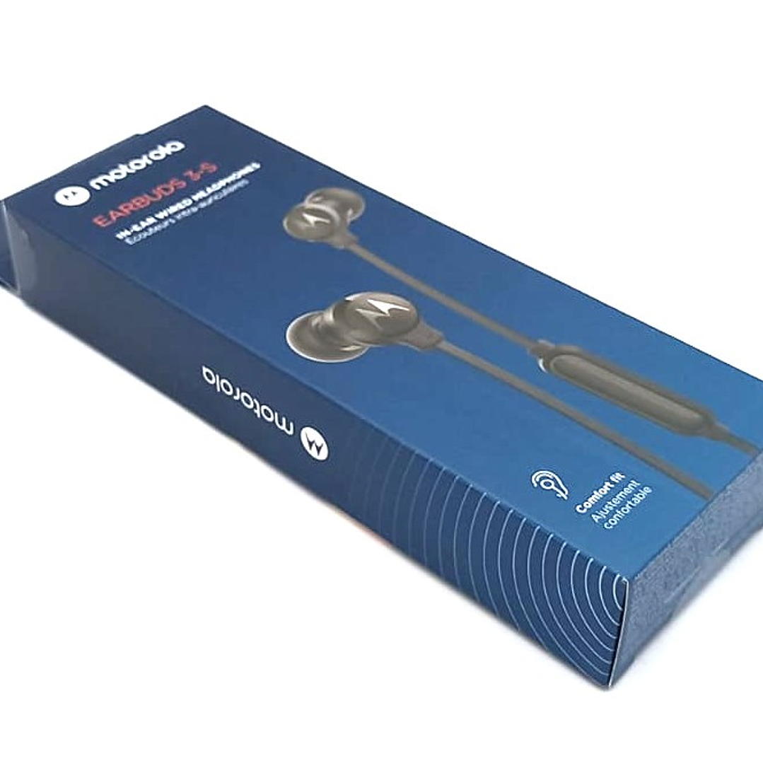 Audífonos MOTOROLA Earbuds 3-S – Sonido Claro, Diseño Cómodo y Micrófono Integrado 6