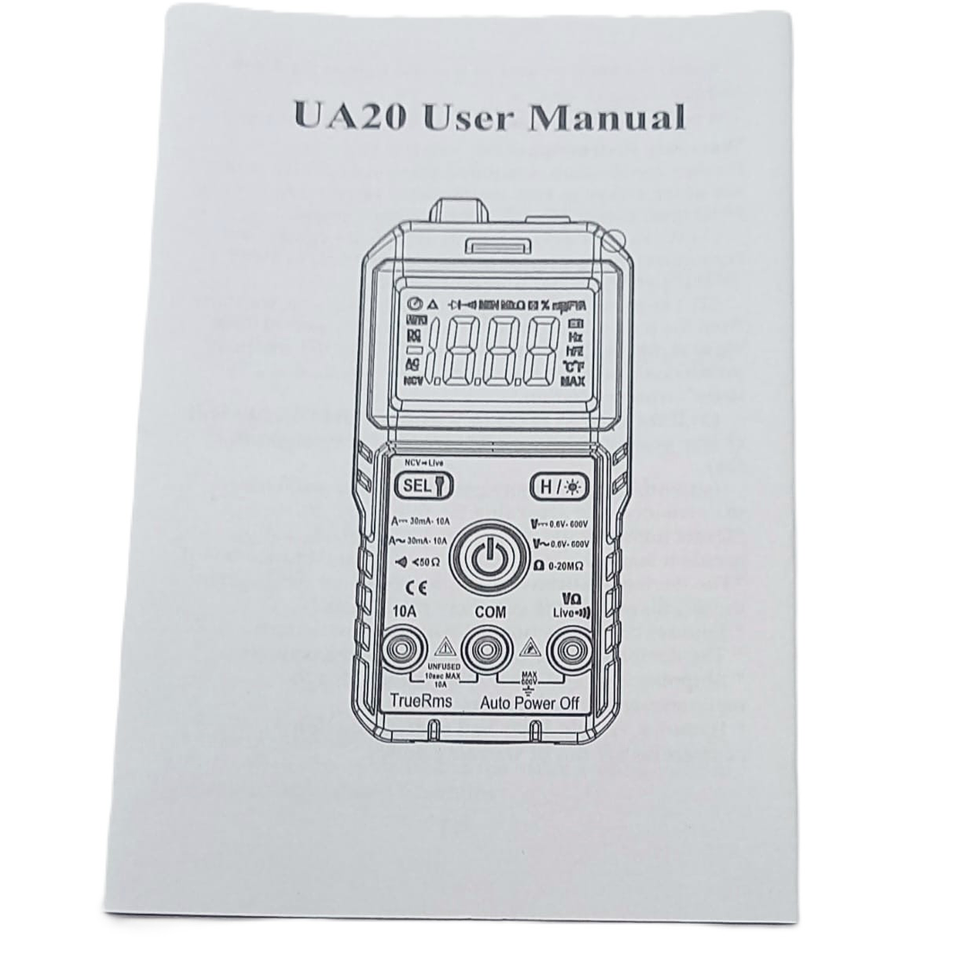 Multímetro Digital Inteligente UT89XD / UA20 – Precisión y Seguridad para Diagnóstico Eléctrico 8