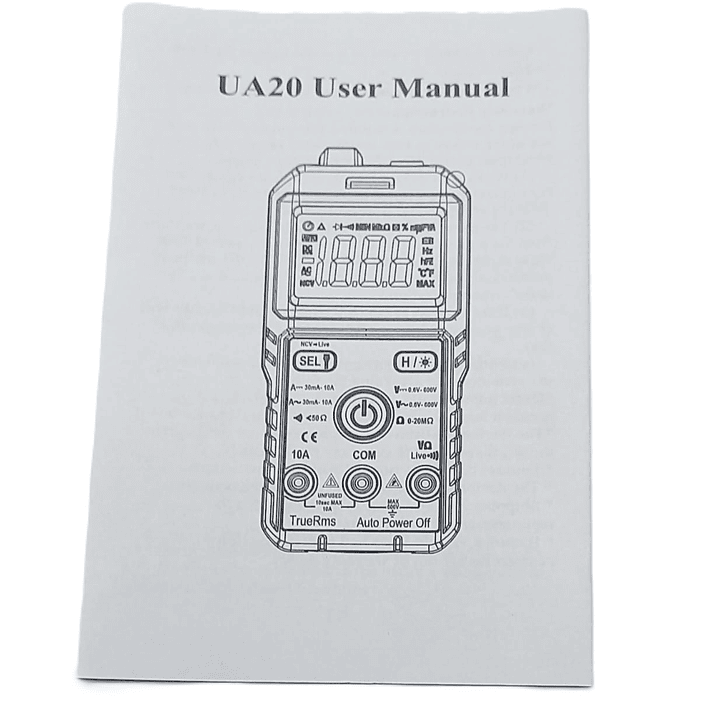 Multímetro Digital Inteligente UT89XD / UA20 – Precisión y Seguridad para Diagnóstico Eléctrico 8