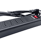 Alargador con 6 tomas / Protector de Sobretensión PHILCO P9186 –  1.5 m de Cable | 1050 Joules  |  2.200W - Miniatura 4