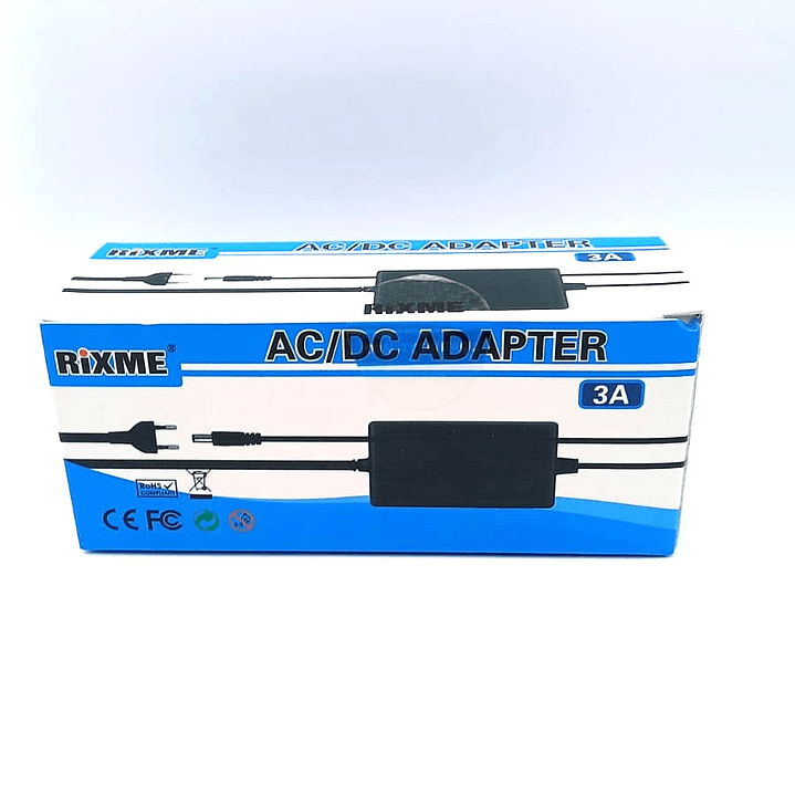 Adaptador de Corriente RIXME AC/DC 12V 3A  Fuente de Poder Universal para Dispositivos Electrónicos 4