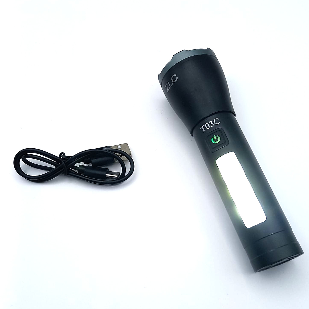 Linterna LED USB Recargable Multifunción  Compacta, Potente y Resistente al Agua 1