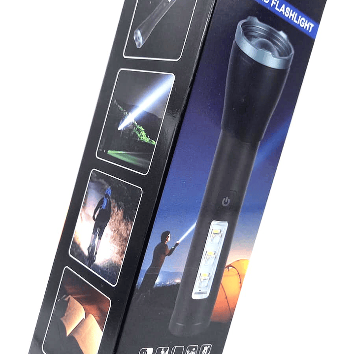 Linterna LED USB Recargable Multifunción  Compacta, Potente y Resistente al Agua 11