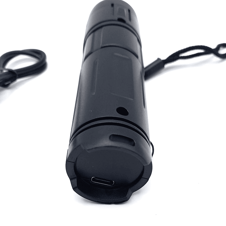 Linterna LED TASBEL TB-011 USB Recargable  Luz Lateral, Láser SOS y Base Magnética 3