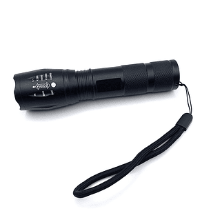 Linterna Táctica IRM-12922 USB Recargable  Luz UV y Blanca con Zoom 