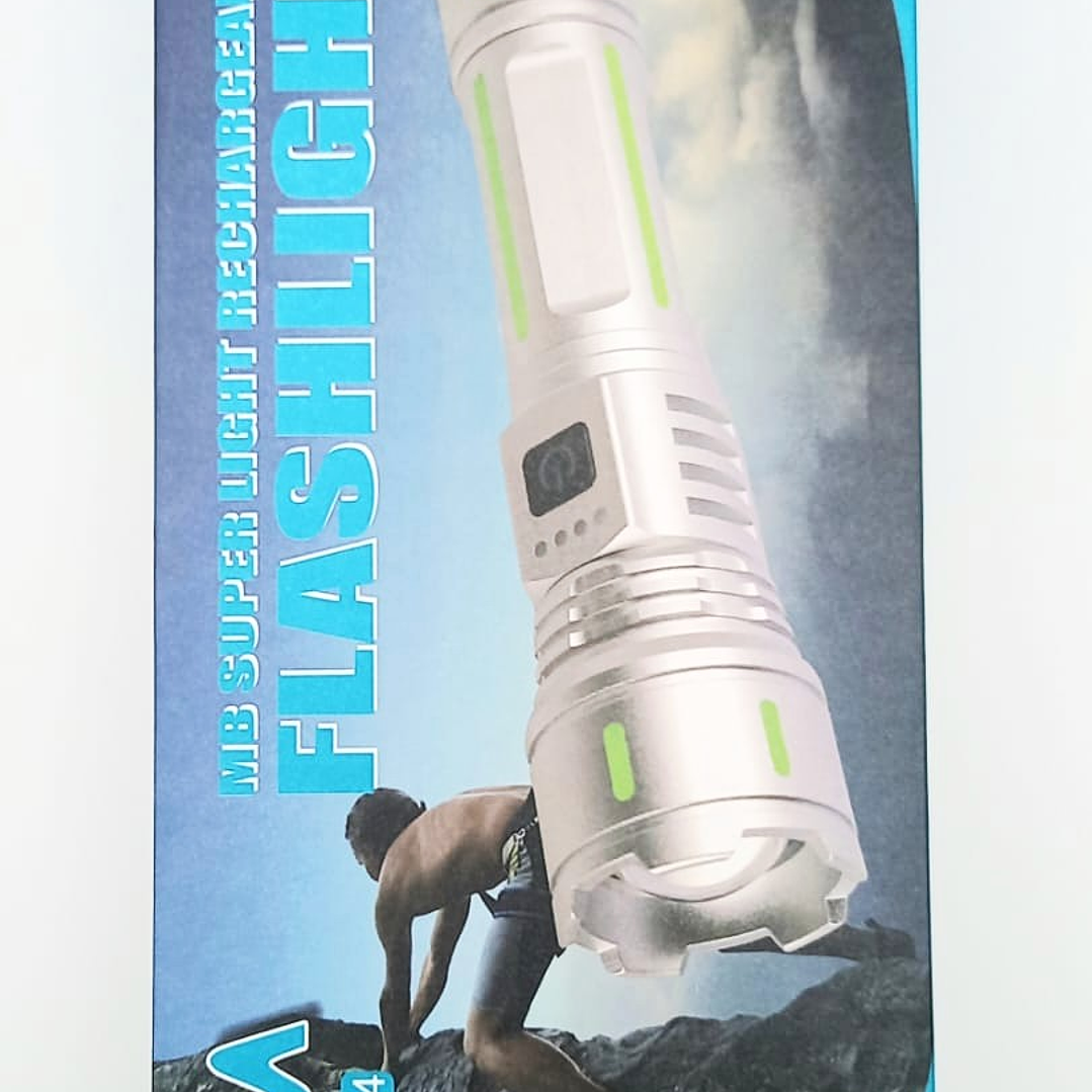 Linterna Recargable IRM-RM-1298L USB | Alta Potencia, Diseño Metálico y Larga Duración 6