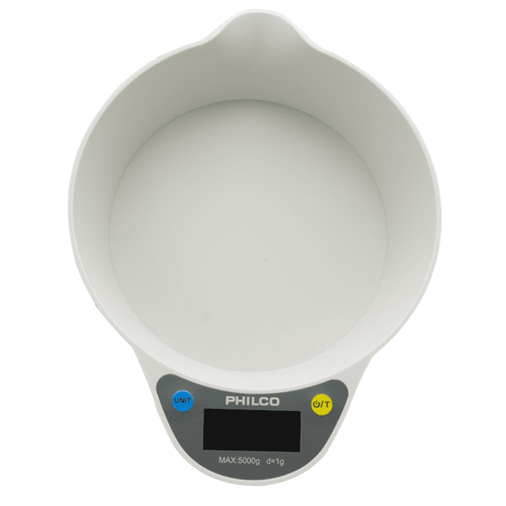 Balanza de Cocina Digital PHILCO KS767 | Precisión 1g |  Bowl Integrado y Apagado Automático 1