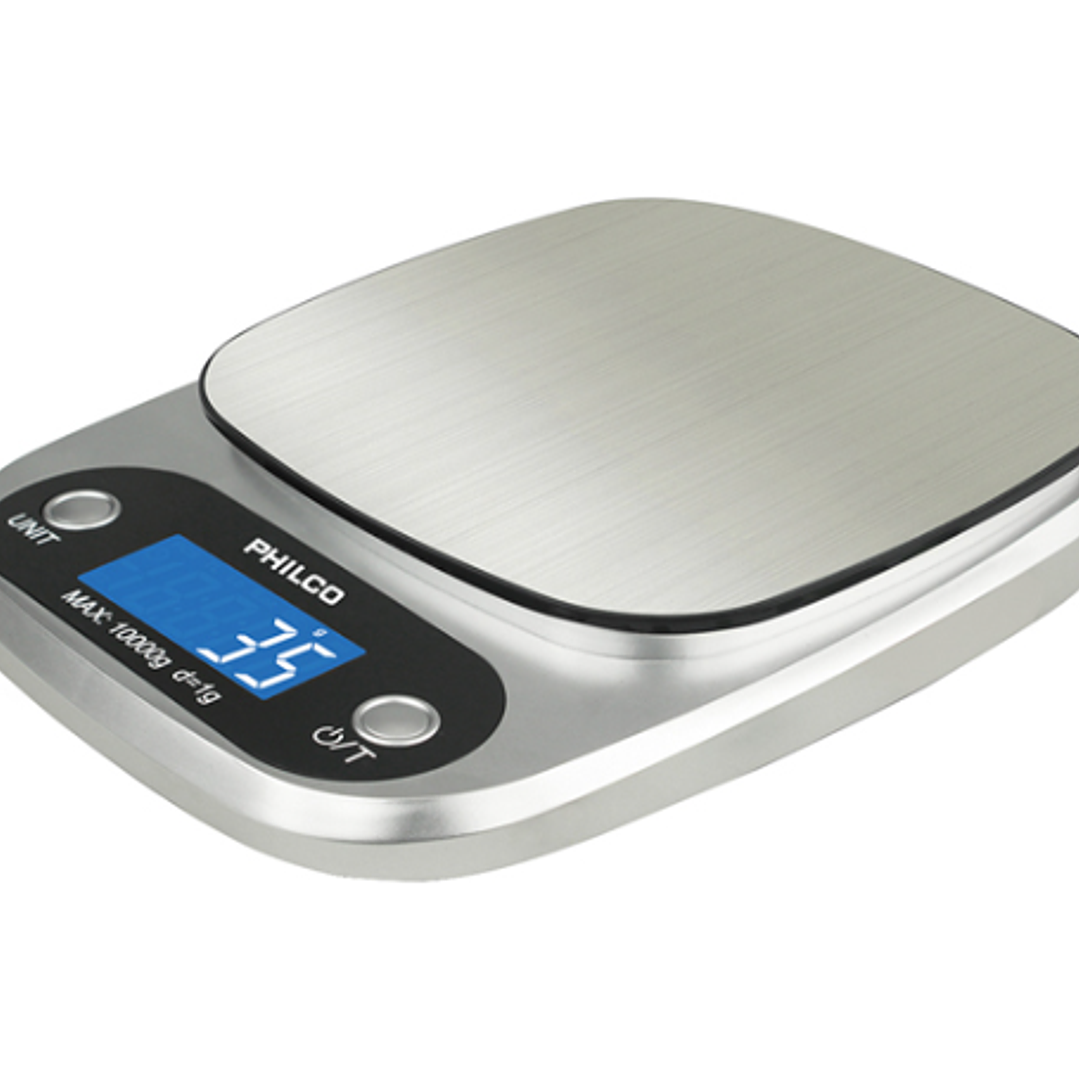Balanza Digital de Cocina PHILCO KS-491 / Acero Inoxidable, Precisión 1g y Capacidad 10kg 3