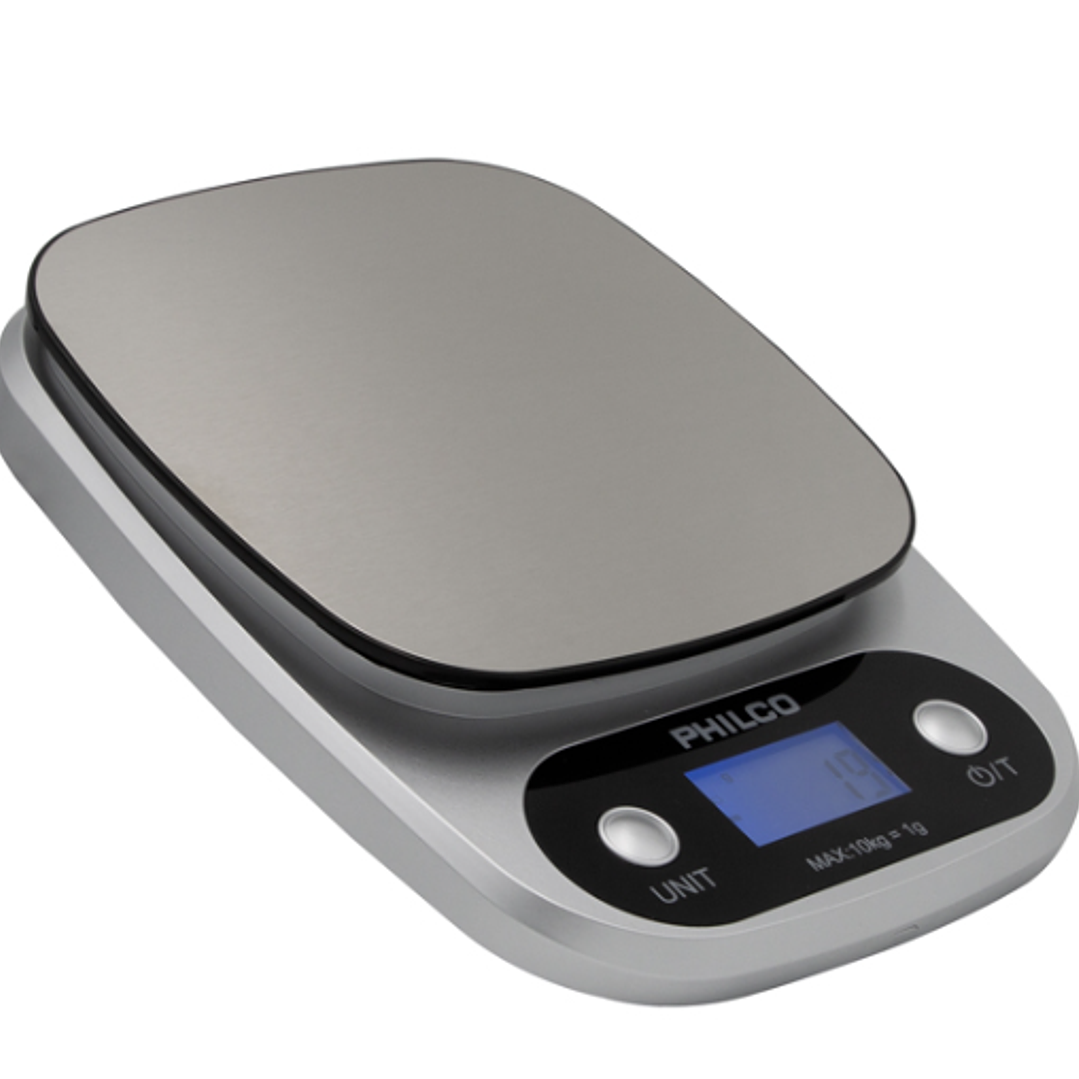 Balanza Digital de Cocina PHILCO KS-491 / Acero Inoxidable, Precisión 1g y Capacidad 10kg 2