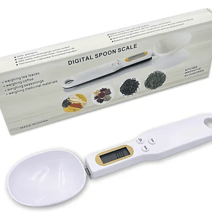Cuchara Medidora Digital con Pantalla LCD  Precisión en Gramos para Cocina, Café y Suplementos 5