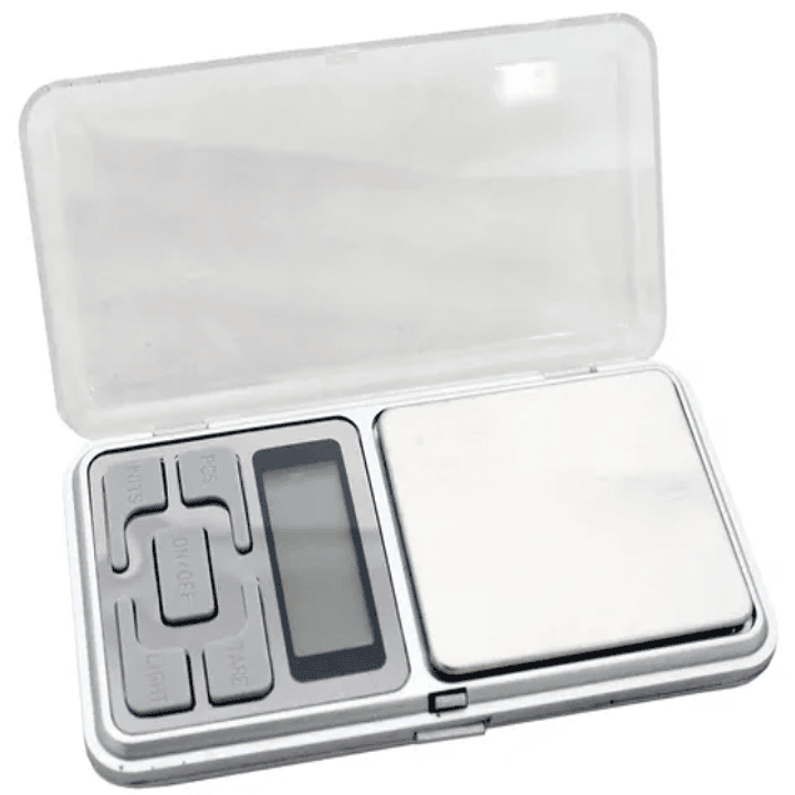 Balanza Digital de Bolsillo PHILCO 500g | Precisión 0.1g, | Pantalla LCD y Tapa Protectora 4