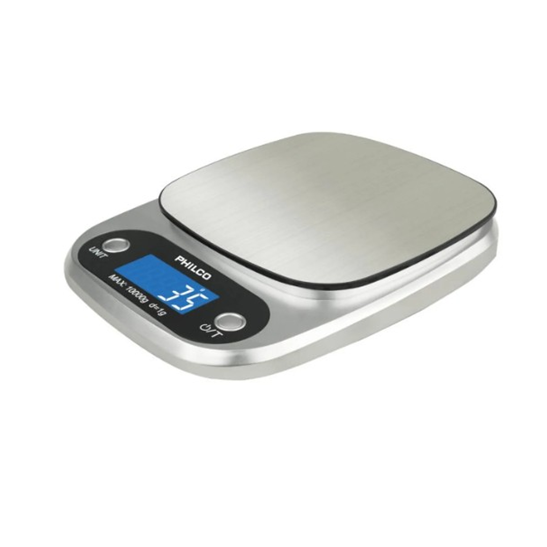 Balanza Digital de Cocina PHILCO KS-491 / Acero Inoxidable, Precisión 1g y Capacidad 10kg 1