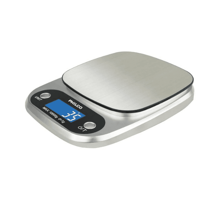Balanza Digital de Cocina PHILCO KS-491 / Acero Inoxidable, Precisión 1g y Capacidad 10kg 1