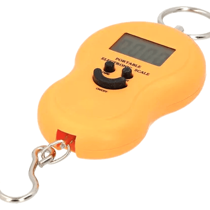 Balanza Electrónica Portátil con Gancho  Pantalla Digital, Precisión y Diseño Compacto 2