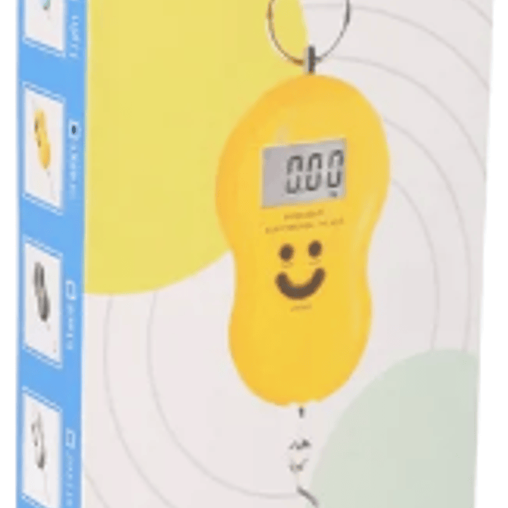 Balanza Electrónica Portátil con Gancho  Pantalla Digital, Precisión y Diseño Compacto 4