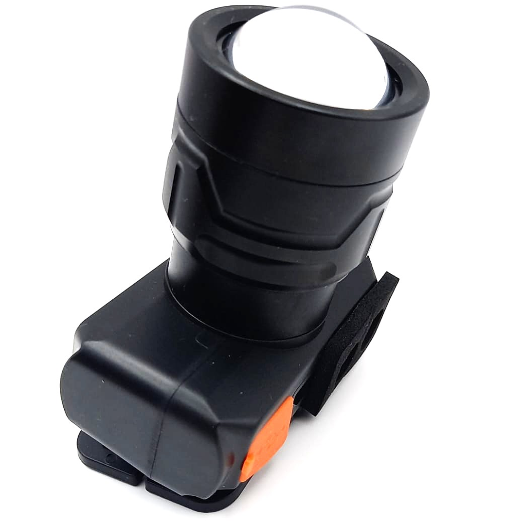 Linterna Frontal LED con Sensor de Inducción  |  Recargable Tipo-C, Zoom y Alta Potencia 3