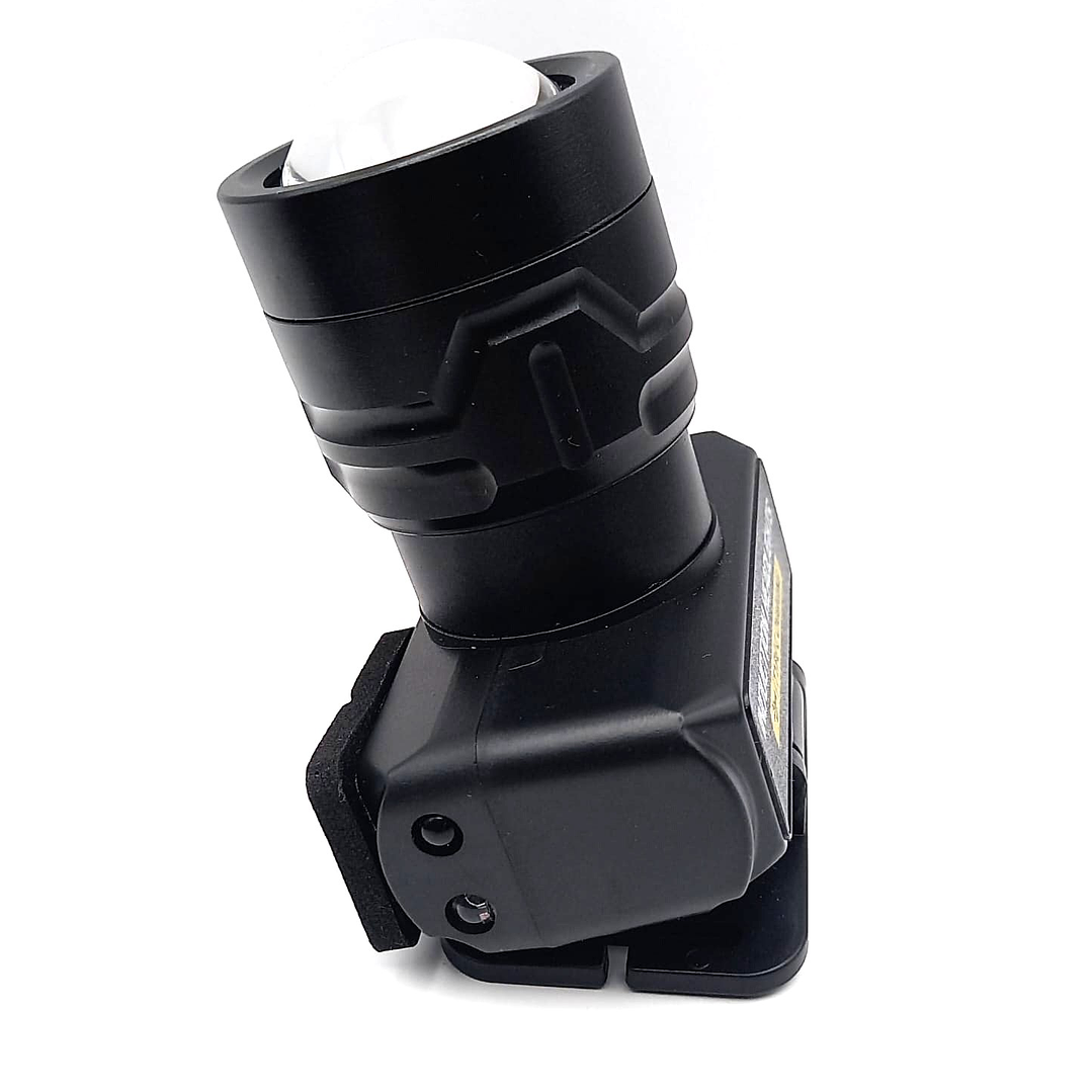 Linterna Frontal LED con Sensor de Inducción  |  Recargable Tipo-C, Zoom y Alta Potencia 5