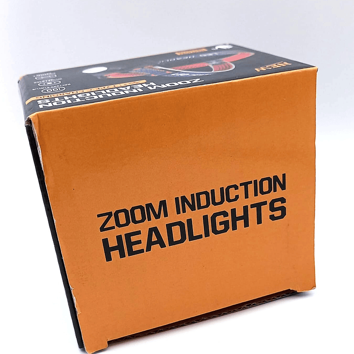 Linterna Frontal LED con Sensor de Inducción  |  Recargable Tipo-C, Zoom y Alta Potencia 8