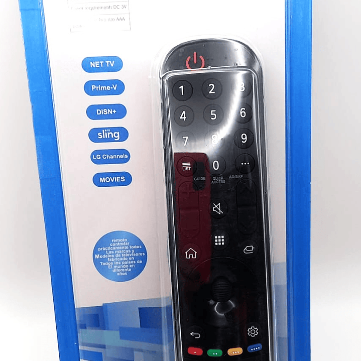 Control Remoto LG Universal para todos los modelos marca LG | IRM-13350  Compatible con Smart TV LG y Apps de Streaming 5