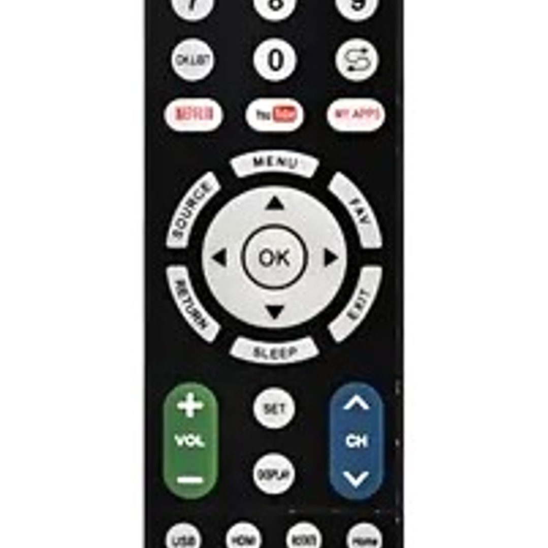 Control Remoto Universal IRM-06164  Compatible con diversos marcas de Smart TV, Netflix y YouTube 2