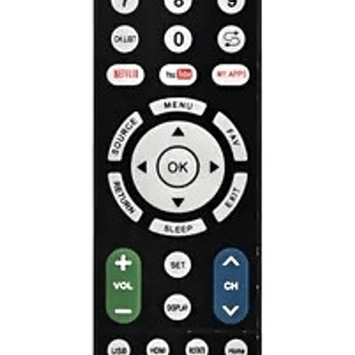 Control Remoto Universal IRM-06164  Compatible con diversos marcas de Smart TV, Netflix y YouTube 2