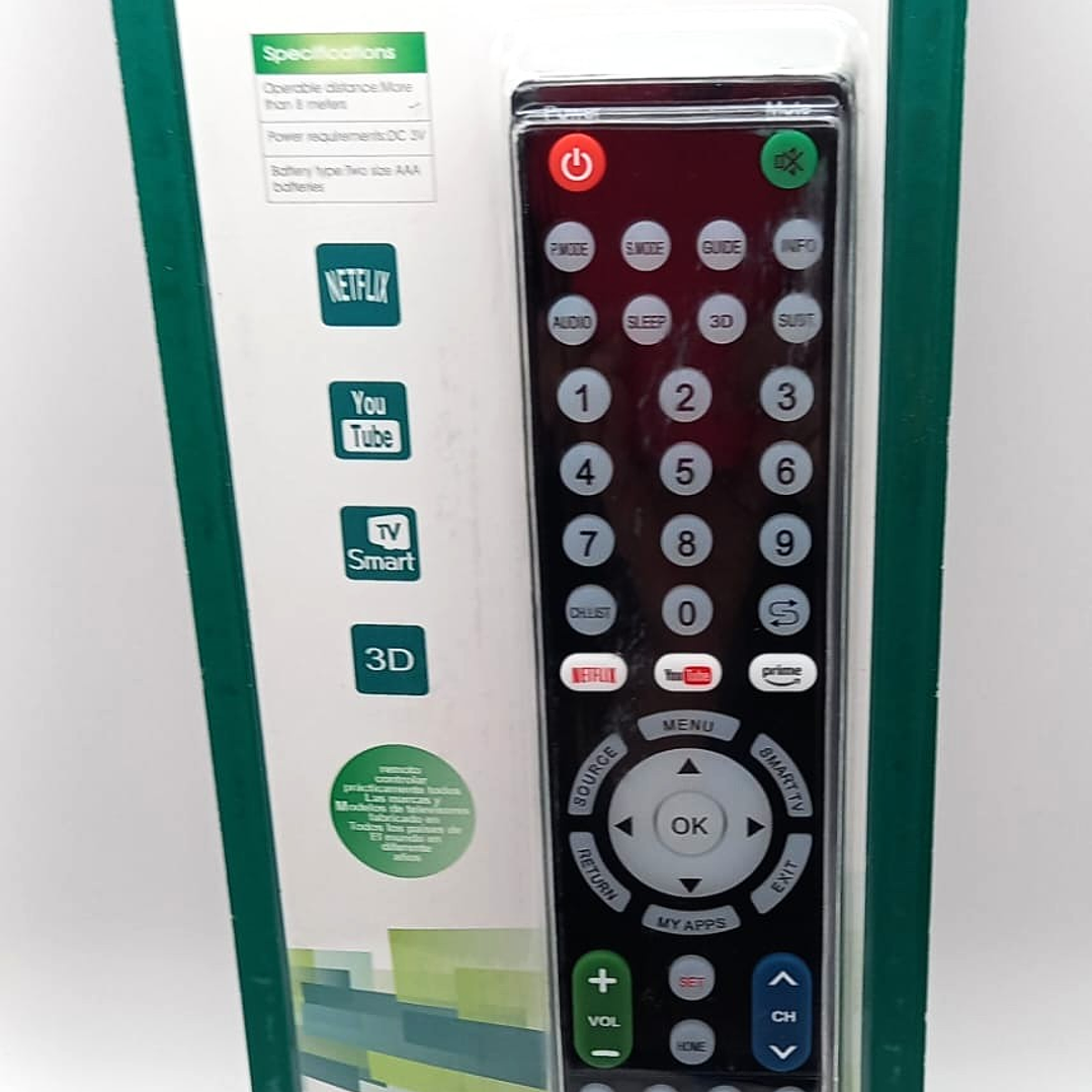 Control Remoto Universal IRM-06164  Compatible con diversos marcas de Smart TV, Netflix y YouTube 6