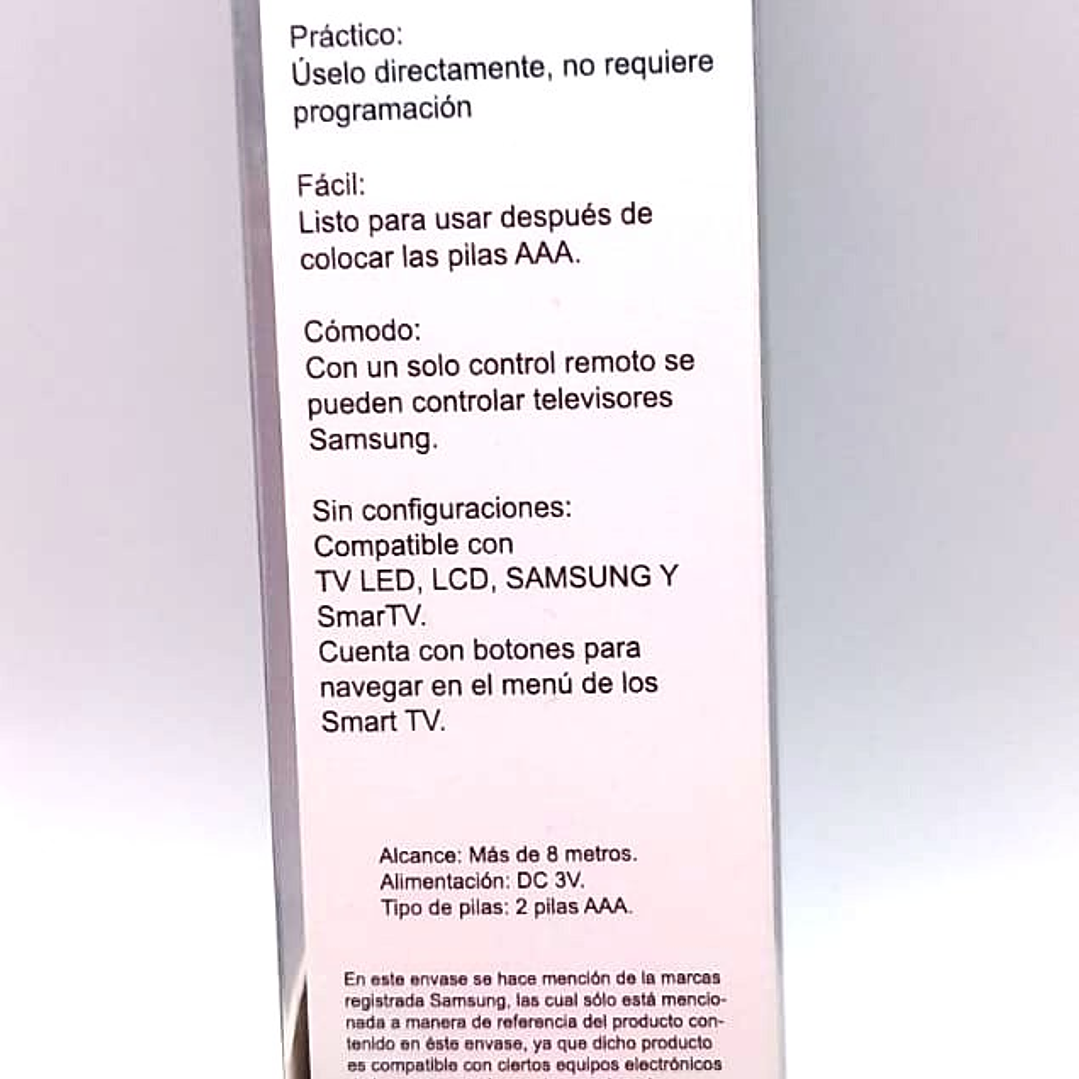 Control Remoto Universal RST para Smart TV Samsung | Acceso a Apps como Netflix y YouTube 7