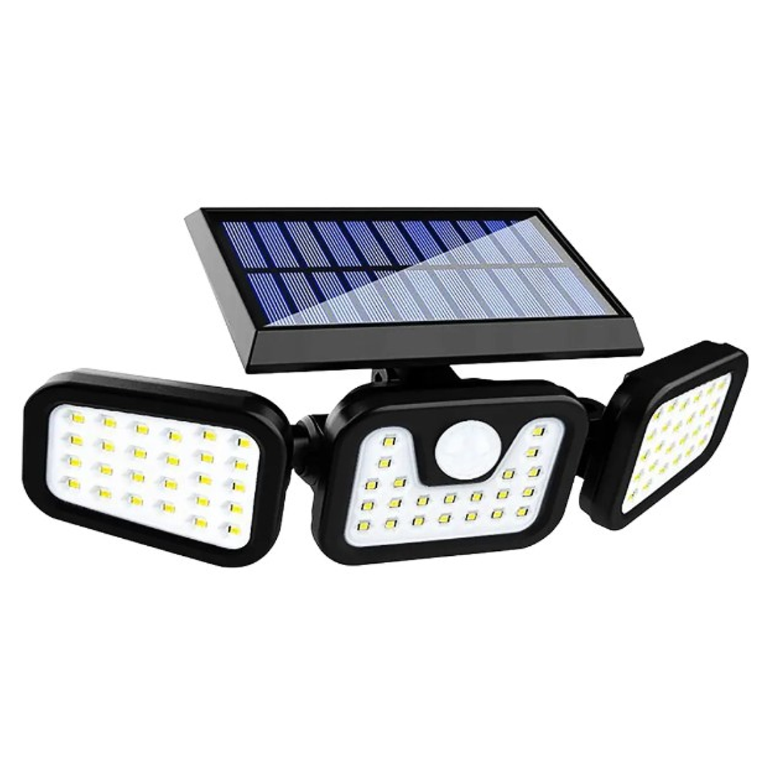 Luz solar  – Iluminación exterior con sensor de movimiento, control remoto y panel solar independiente -TASBEL TS-2656A 1