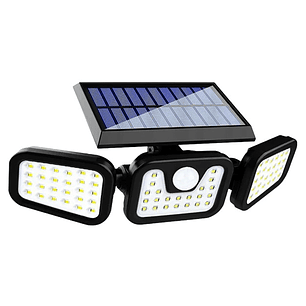 Luz solar  – Iluminación exterior con sensor de movimiento, control remoto y panel solar independiente -TASBEL TS-2656A