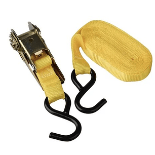 Tensores de Carga TASBEL 4.5M x 25MM  |  Set de 4 con Cinta Plana y Alta Resistencia